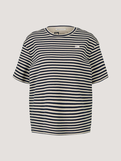 MBRC@TOMTAILOR WOMEN STRIPED T-SHIRT - FRONT