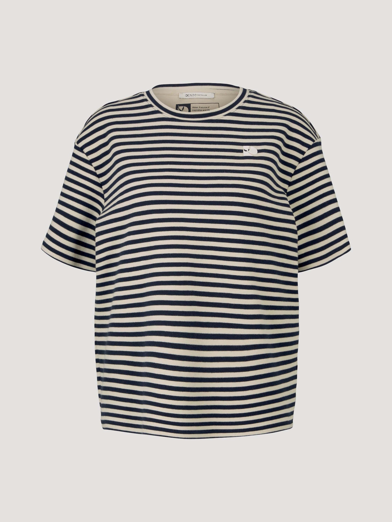 MBRC@TOMTAILOR WOMEN STRIPED T-SHIRT - FRONT