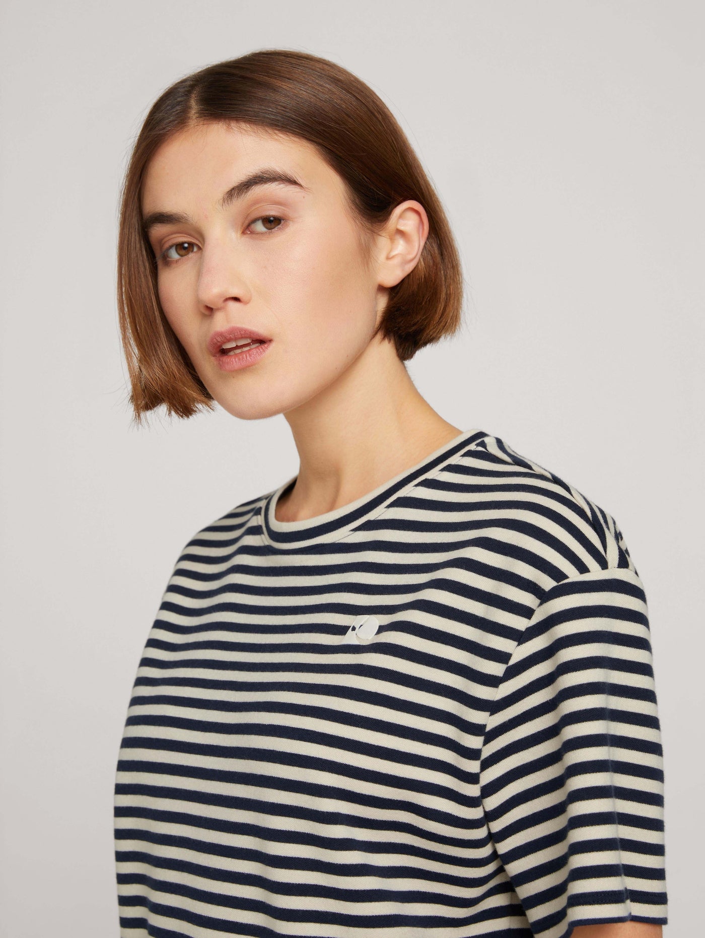 MBRC@TOMTAILOR WOMEN STRIPED T-SHIRT - STYLE VIEW