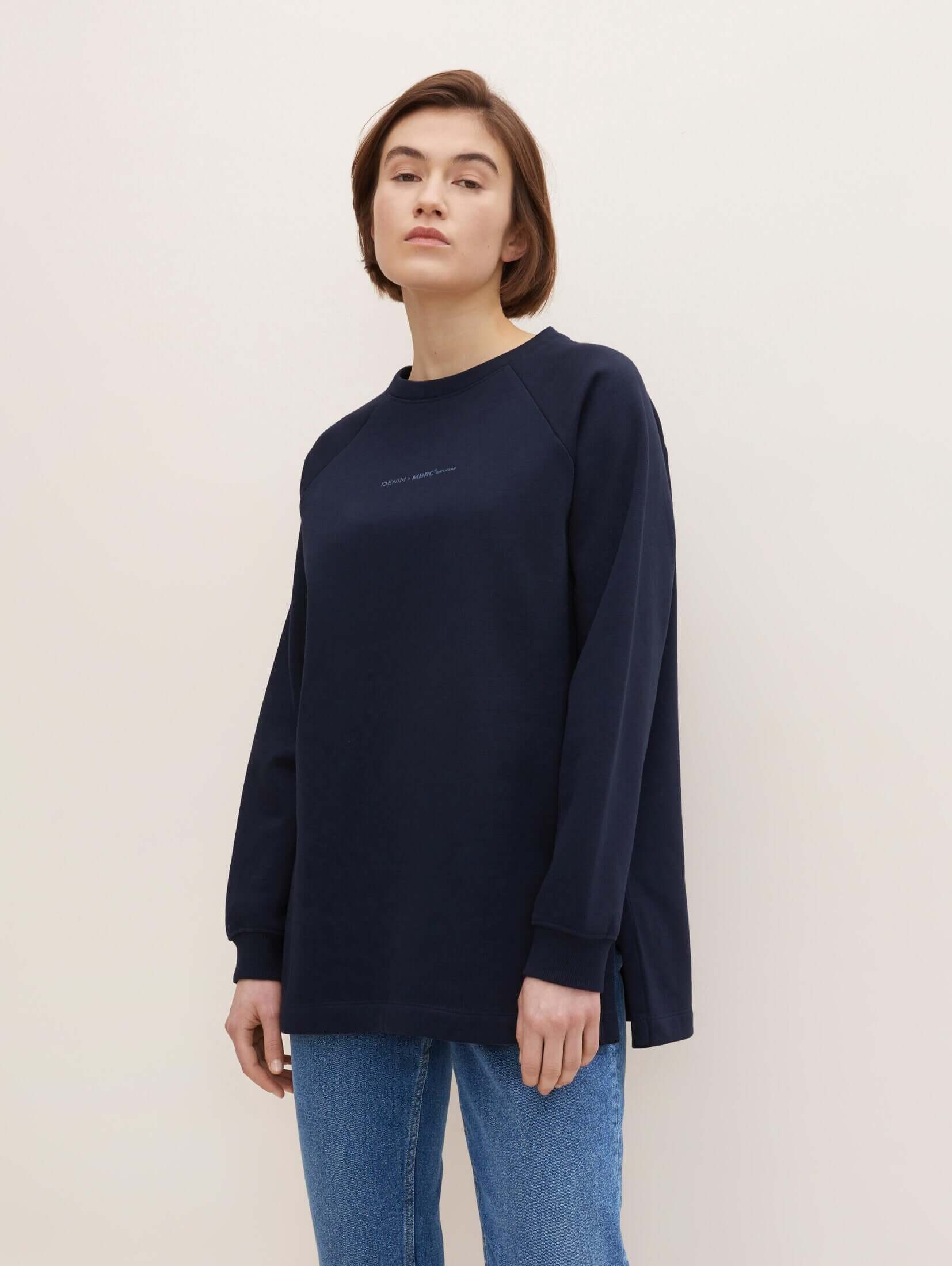 MBRC@TOMTAILOR - LONG SWEATSHIRT - WOMEN - STYLE VIEW