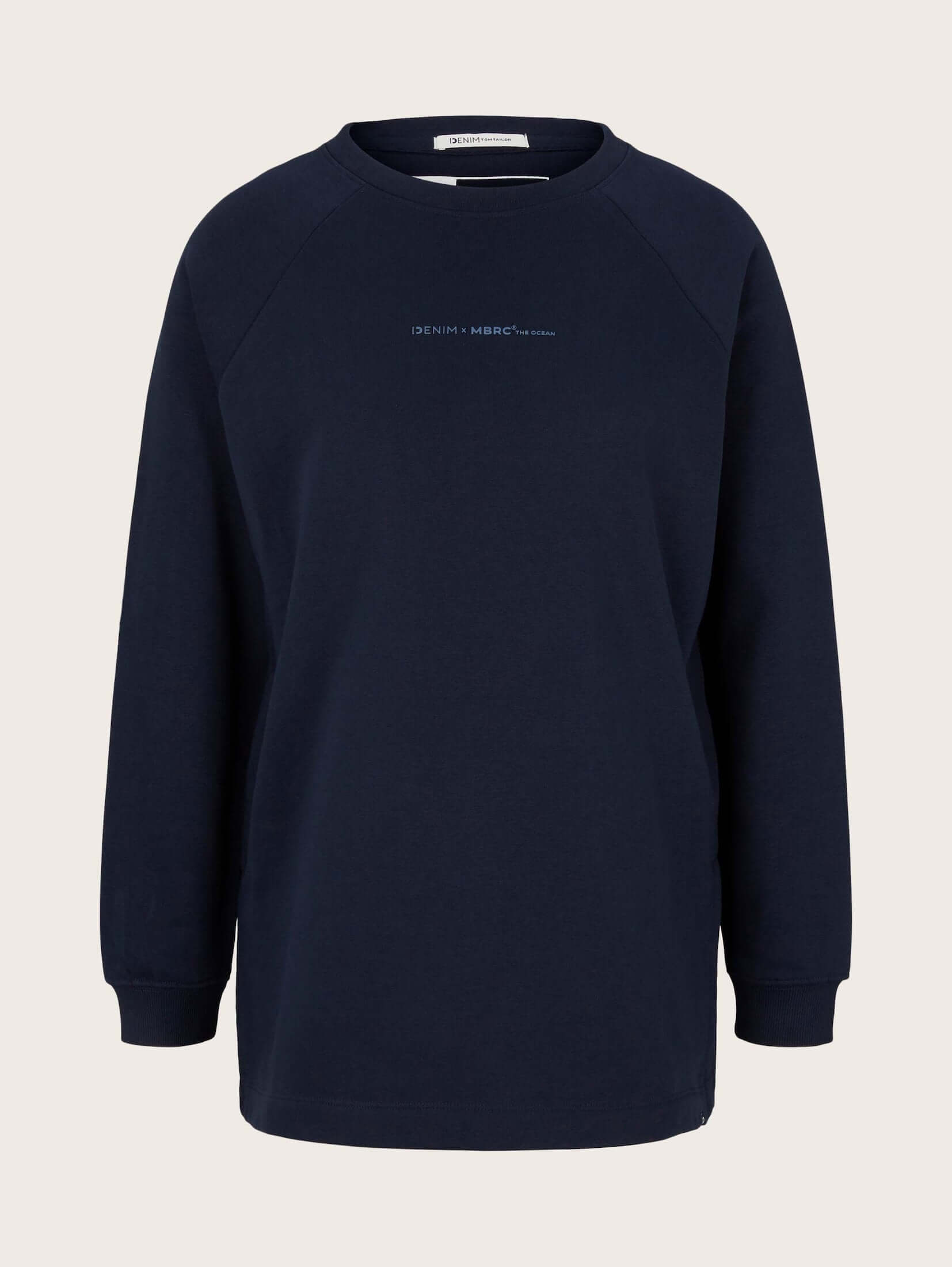 MBRC@TOMTAILOR - LONG SWEATSHIRT - WOMEN - FRONTAL VIEW