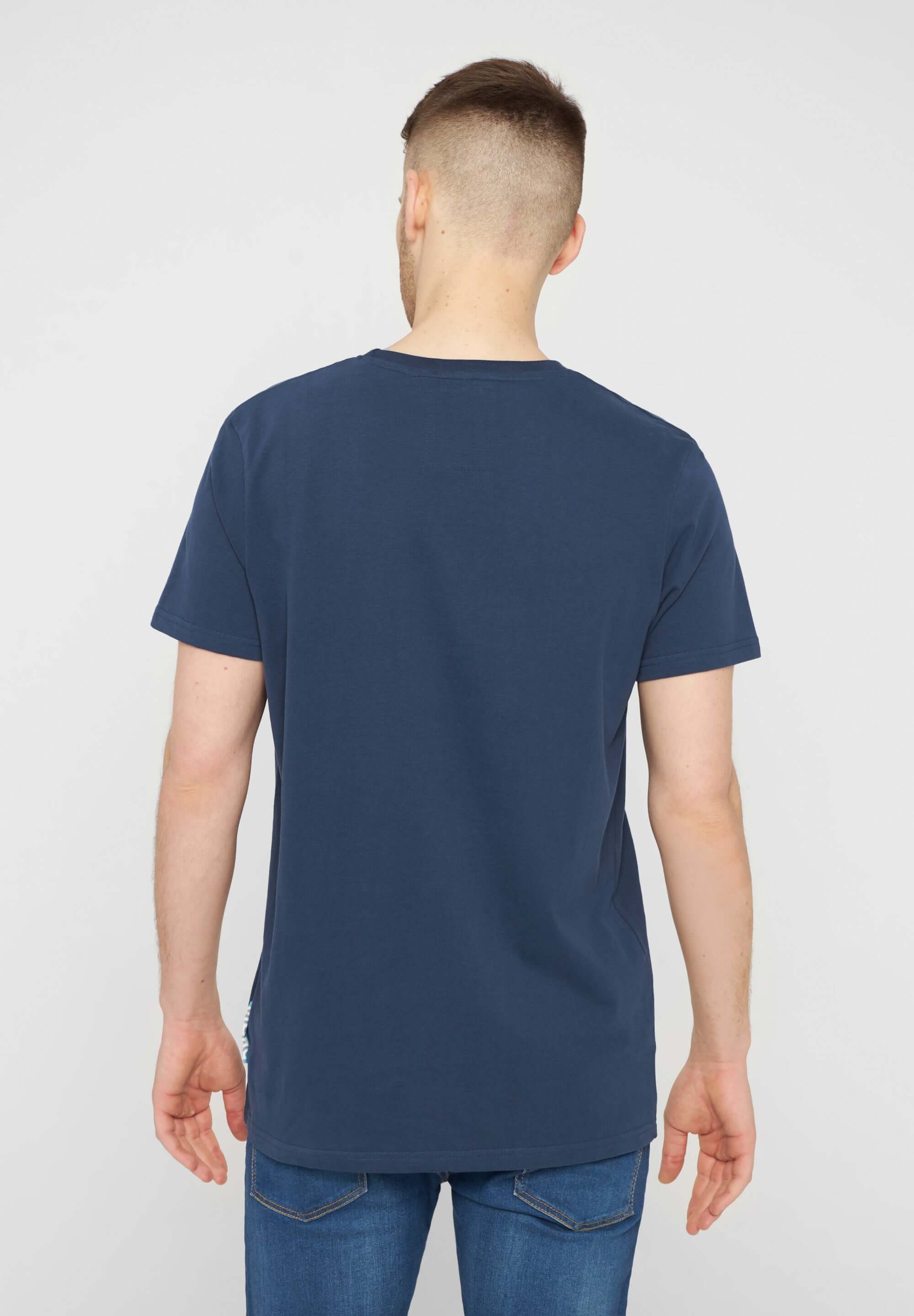 MBRC MEN BLUE T-SHIRT "LIGHT BLUE LOGO" - BACK VIEW