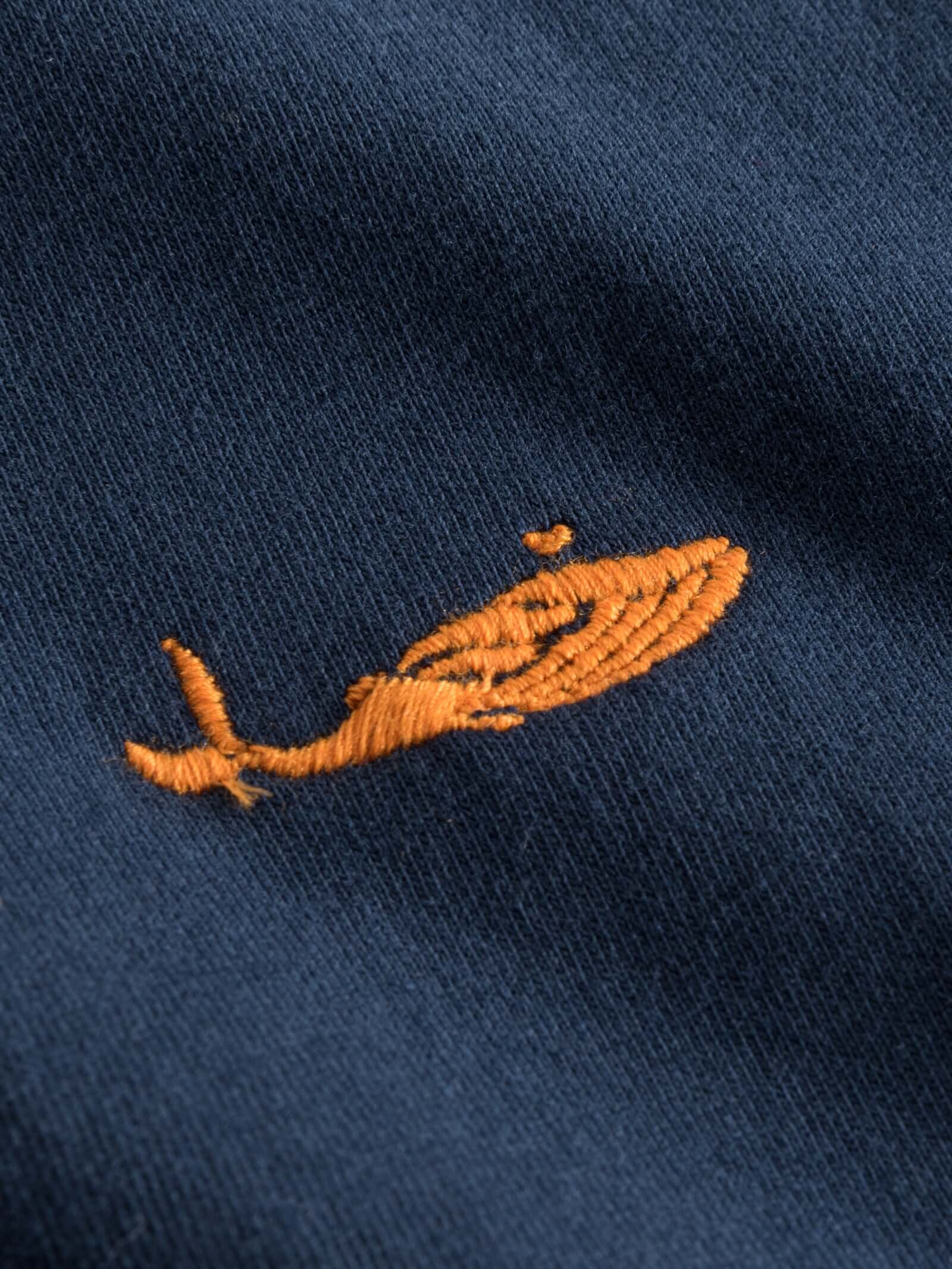 MBRC UNISEX OCEAN SWEATSHIRT BLUE "ORANGE LOGO"