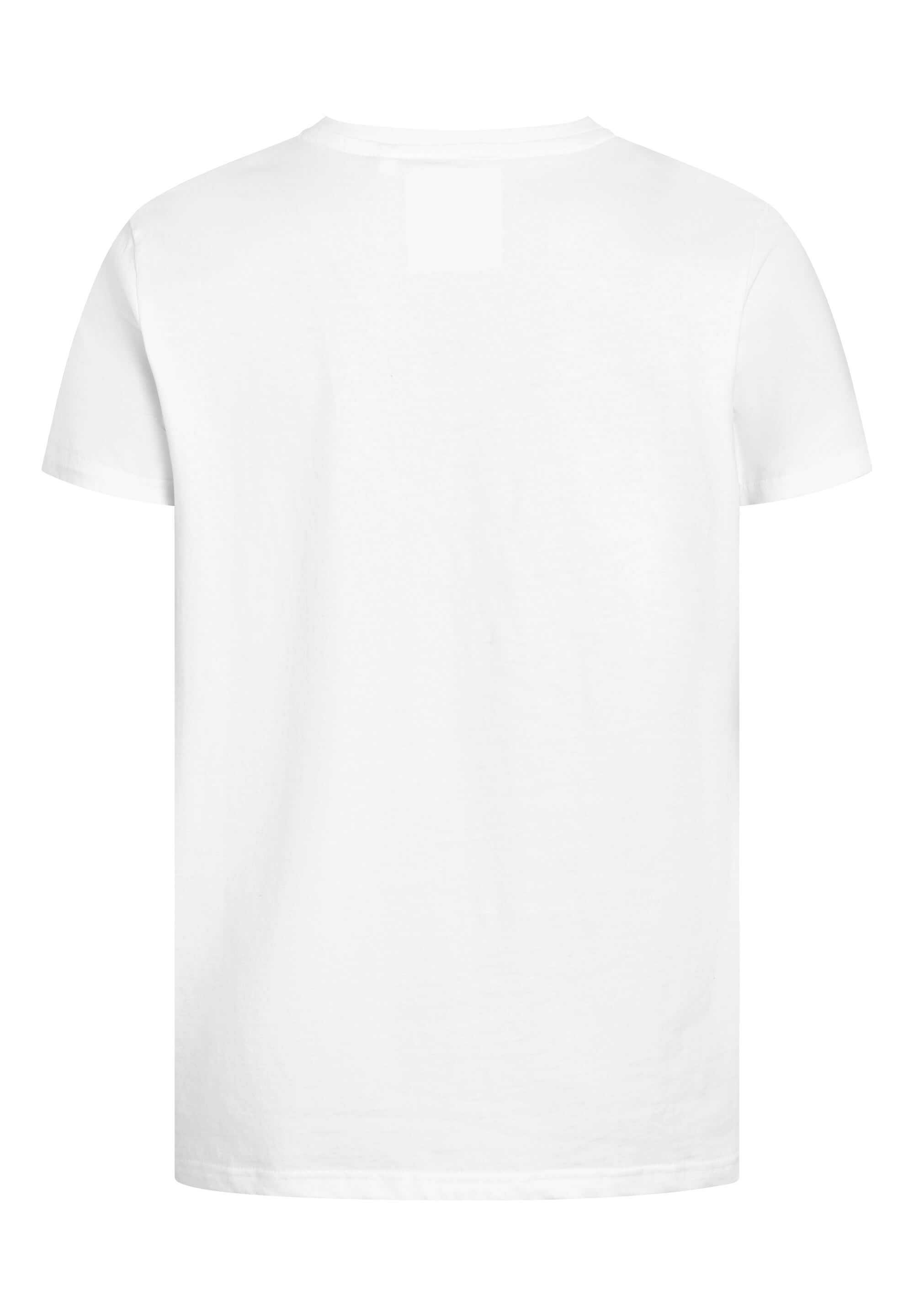 MBRC MEN WHITE T-SHIRT WHITE "DARK BLUE LOGO" - BACK