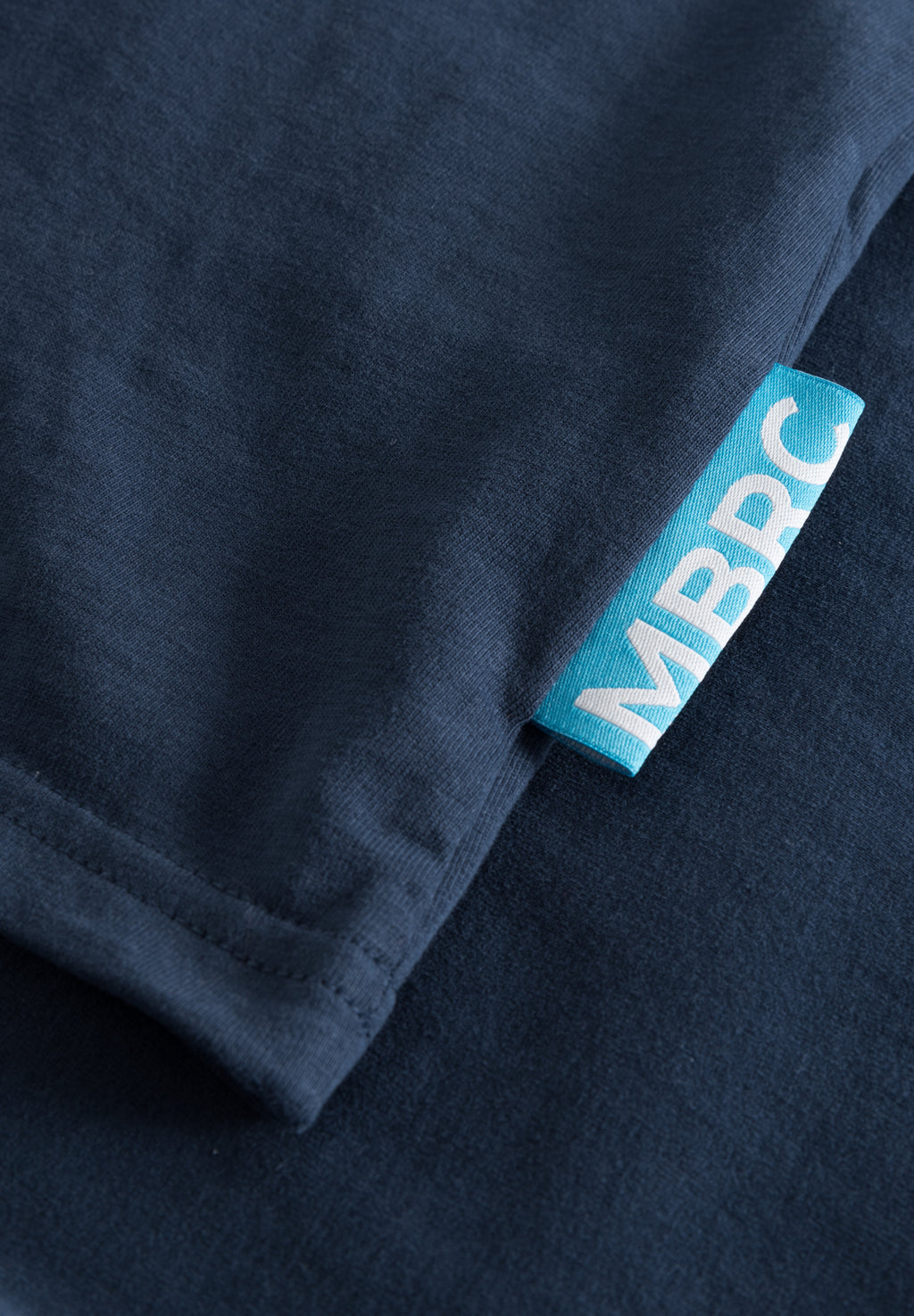 MBRC WOMEN BLUE ROUND NECK T-SHIRT "PINK LOGO" - INSERT