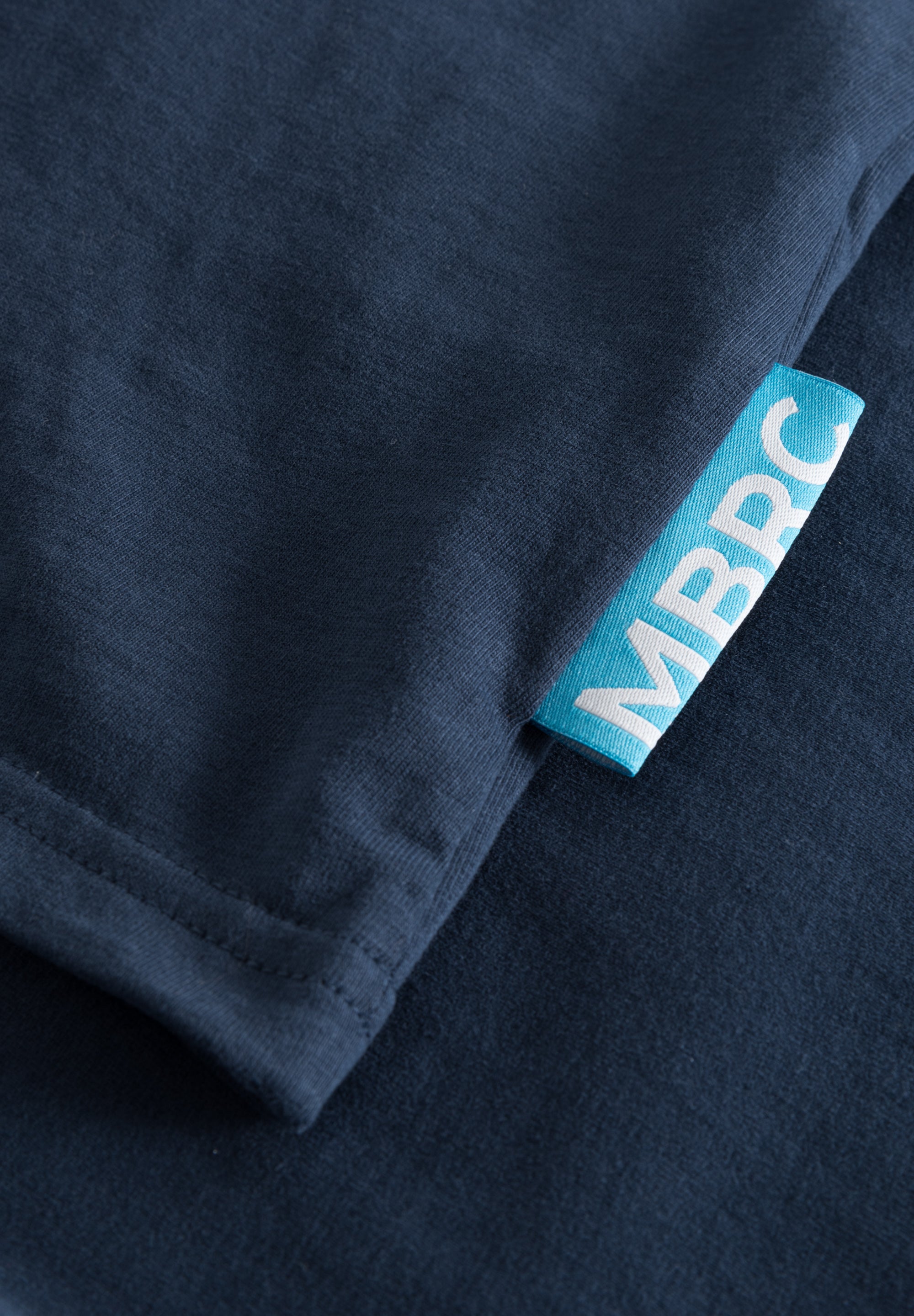 MBRC WOMEN BLUE ROUND NECK T-SHIRT "PINK LOGO" - INSERT