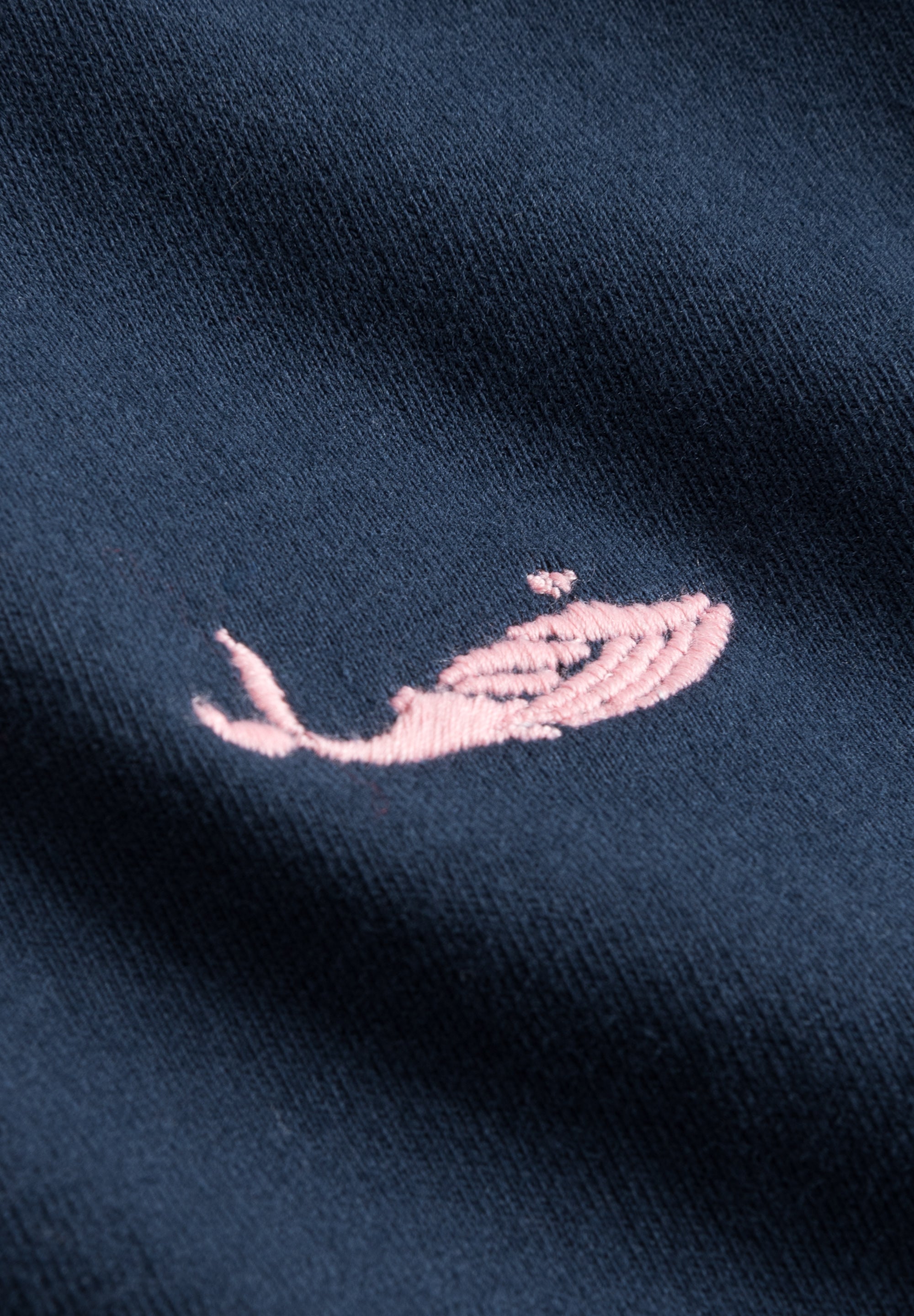 MBRC WOMEN BLUE ROUND NECK T-SHIRT "PINK LOGO"