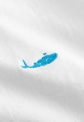 MBRC WOMEN WHITE T-SHIRT "LIGHT BLUE LOGO"