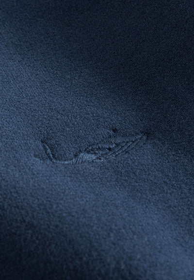 MBRC UNISEX OCEAN SWEATSHIRT BLUE "DARK BLUE LOGO" - LOGO VIEW