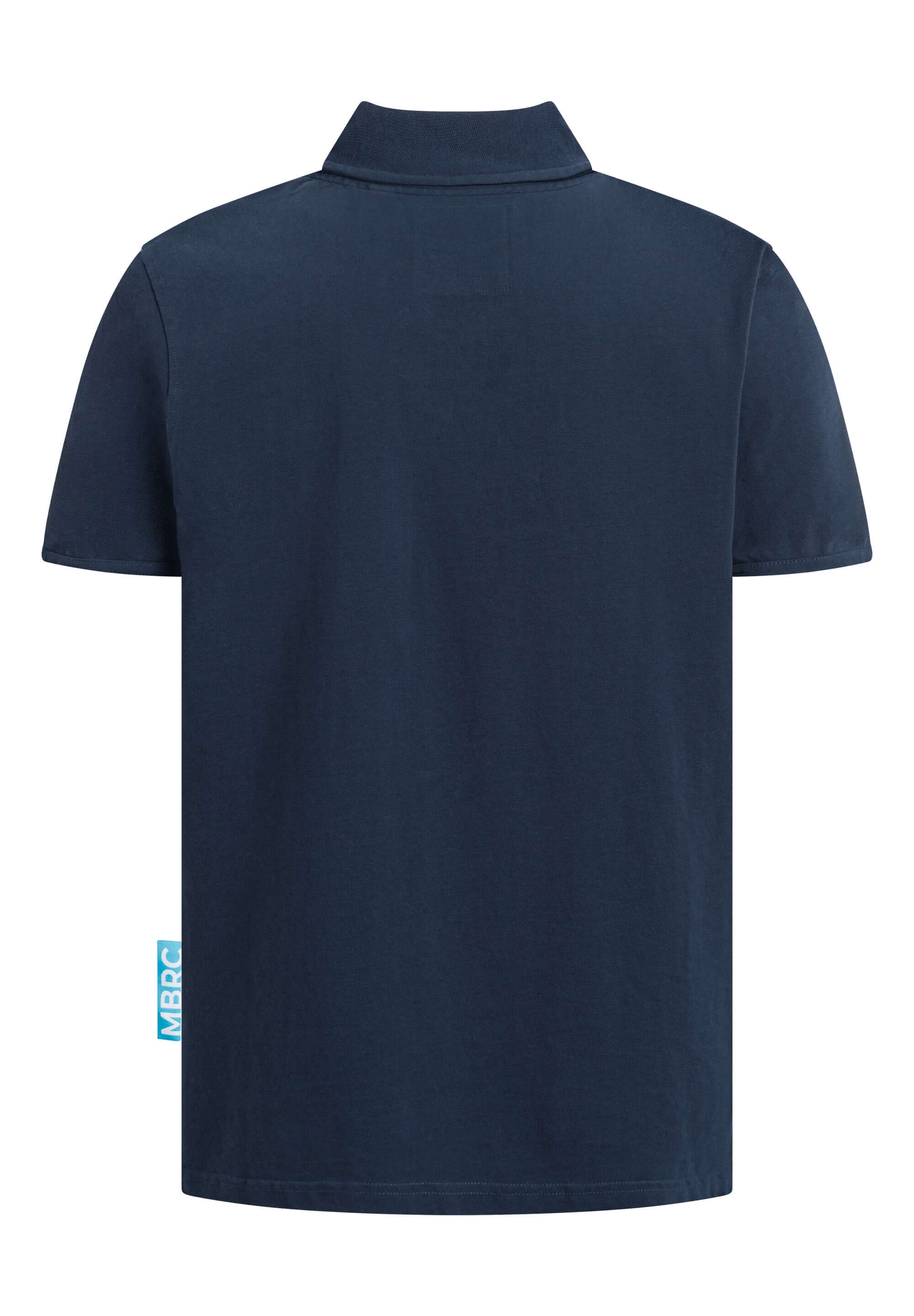 MBRC UNISEX BLUE OCEAN POLO "DARK BLUE LOGO" - BACK