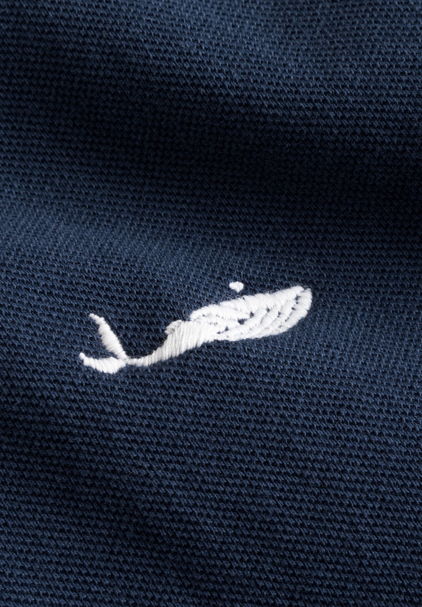 MBRC UNISEX SUSTAINABLE BLUE OCEAN POLO "WHITE LOGO"