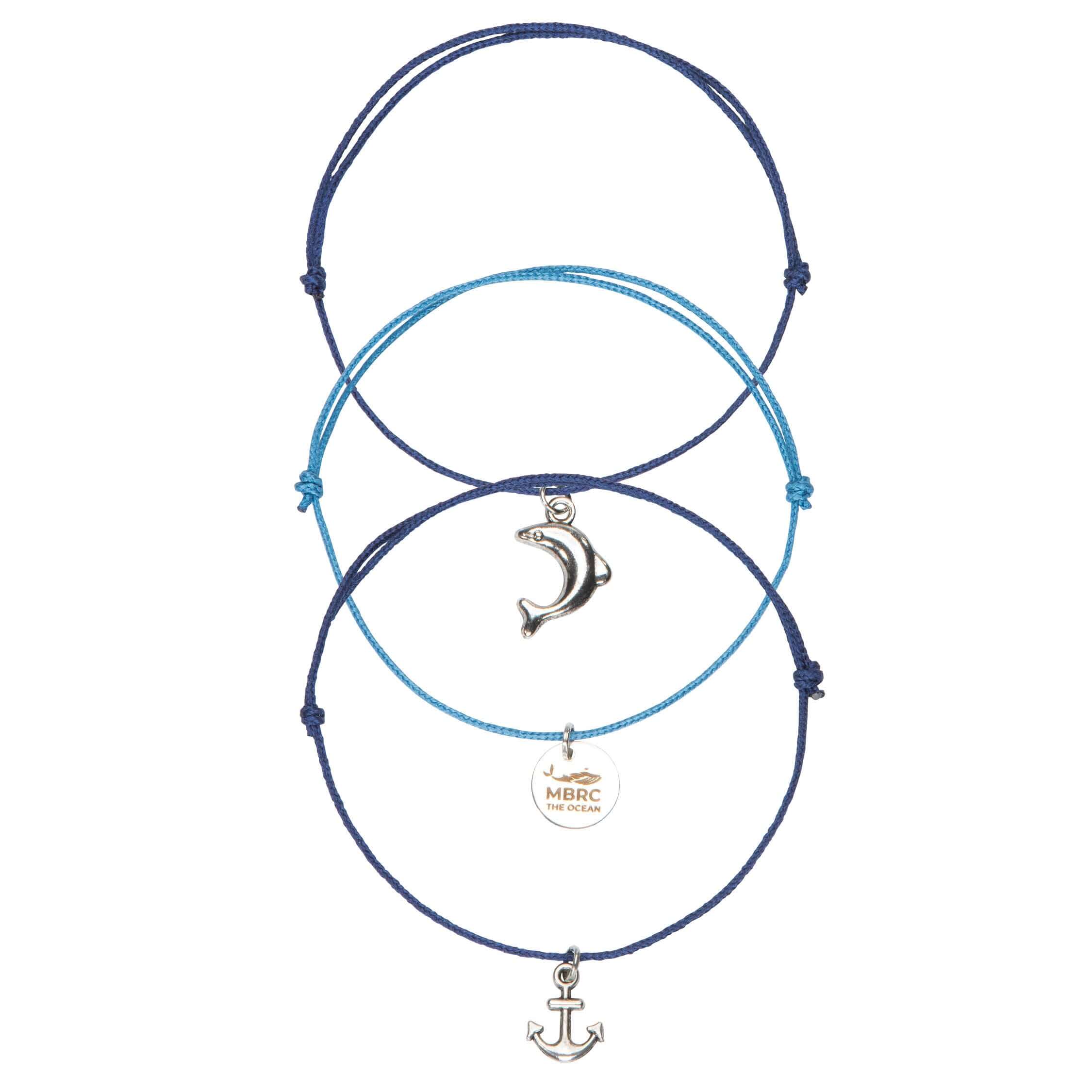 MBRC LUCKY CHARM BRACELET SET "BLUE DEPTHS" DETAIL