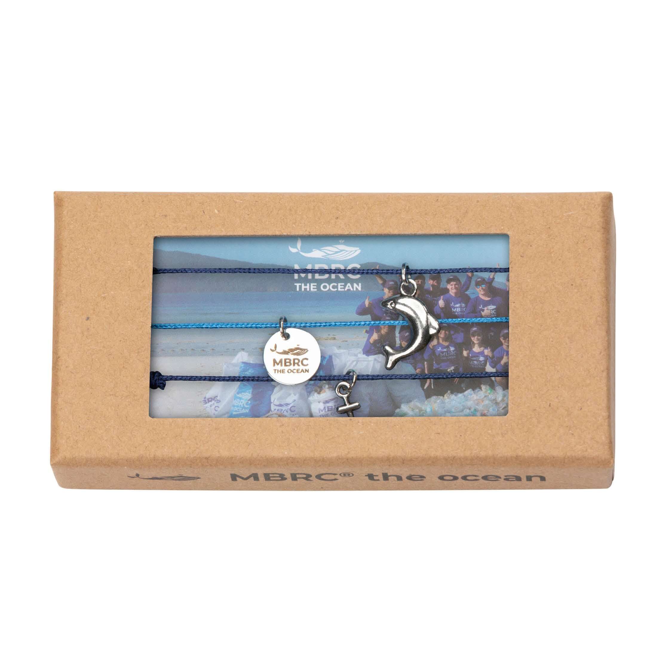 MBRC LUCKY CHARM BRACELET SET "BLUE DEPTHS" PACKAGING