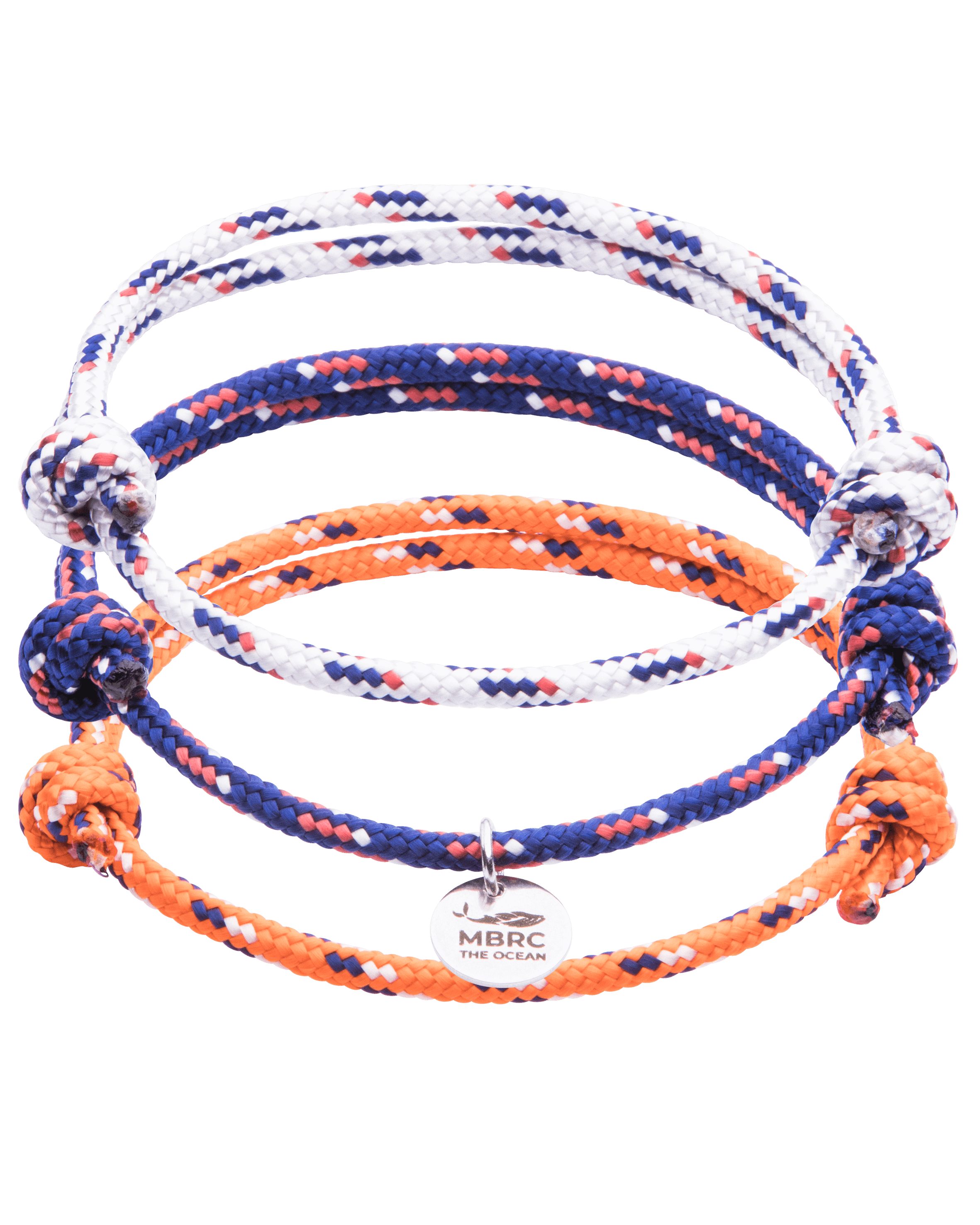 MBRC SURFER PACK BRACELET "WHITE-BLUE-ORANGE"