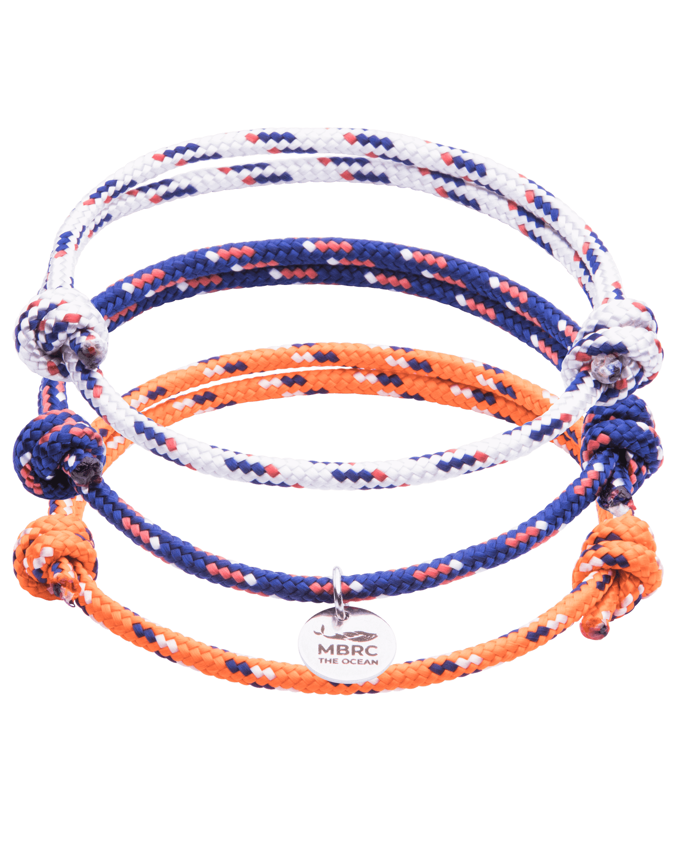 MBRC SURFER PACK BRACELET "WHITE-BLUE-ORANGE"