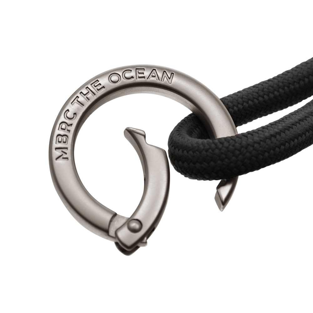 MBRC OCEAN LANYARD "BLACK" KEYRING - OPENED VIEW