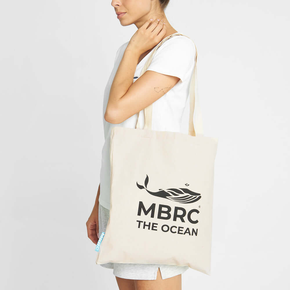 MBRC COTTON BAG "BYE BYE PLASTIC" CARRIED ON THE SHOULDER
